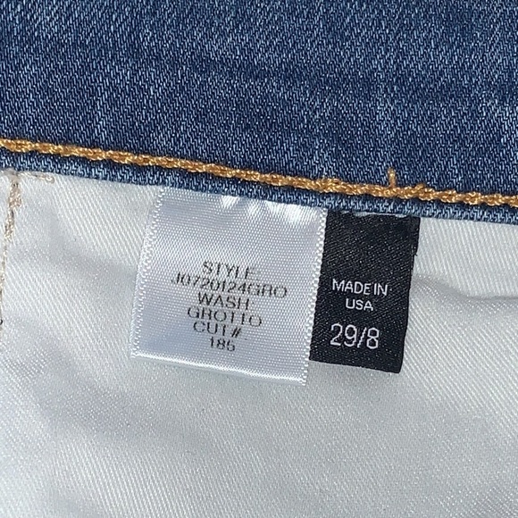 VERONICA Beard Blue Debbie 10” skinny with Tux in Grotto size 29 - Picture 14 of 16